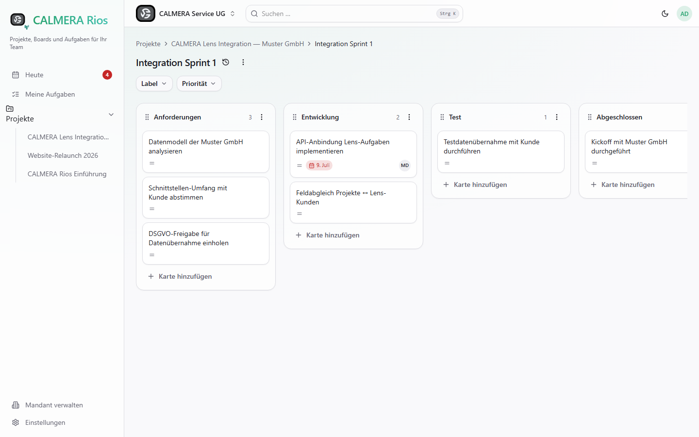 Kanban-Board